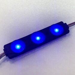 3 LED Lens Module - Blue 12V 1.2W - 2