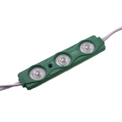 3 LED Lens Module - Green 12V 1.2W - 1