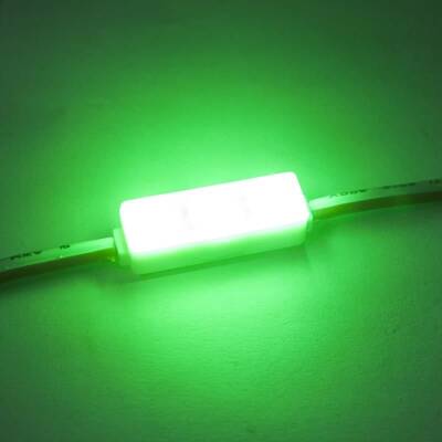 3 Lens Mini Module Led - Green 12V 0.5W - 2