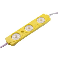 3 Lens Module LED - Yellow 12V 1.2W 