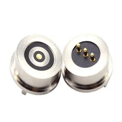 3-Pin 13.5mm Pogo Pin Magnetic Connector Kit (2-Pin Common) - 1