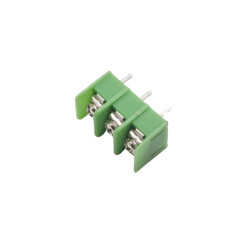 3 Pin Barrier Terminal Block - 7.62mm Green 