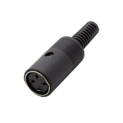 3 Pin Female DIN Connector - 1