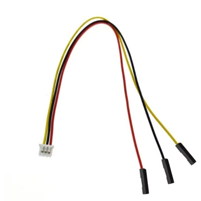 3-Pin JST 1.25mm Female to 2.54mm Female Dupont Converter Cable - 20cm - 1