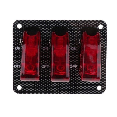 3-way ON-OFF Toggle Switch Panel - 1