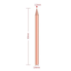 30W B Type Soldering Iron Tip - Copper - 2