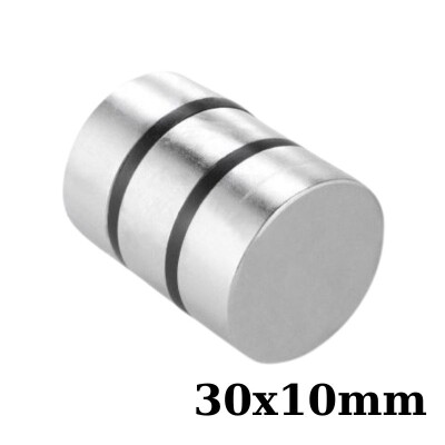 30x10mm Neodyum Güçlü Mıknatıs - Neodim Magnet - 1