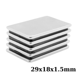 29x18x1.5mm Neodyum Güçlü Mıknatıs - Neodim Magnet 