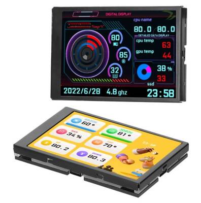 3.5 inch USB LCD Screen - CPU GPU RAM HDD Monitor - 3