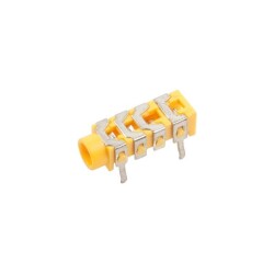 3.5mm Stereo 6-Pin Jack Female - Yellow - 2