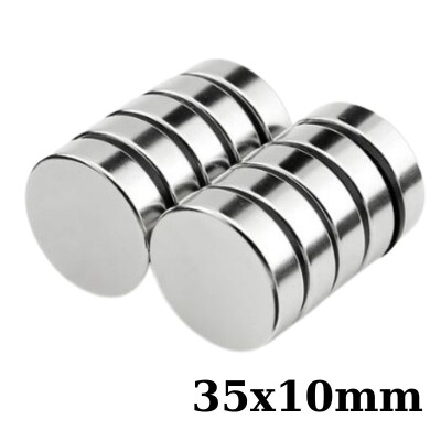 35x10mm Neodyum Güçlü Mıknatıs - Neodim Magnet - 1