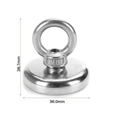 36mm Fishing Magnet - Neodymium Pot Magnet - 1