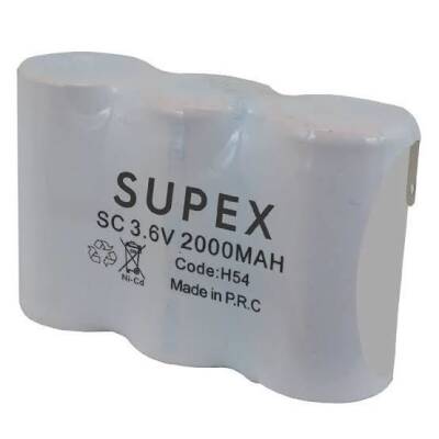 3.6V 2000mAh Süpürge Pili SP2000SC-3Y - 1