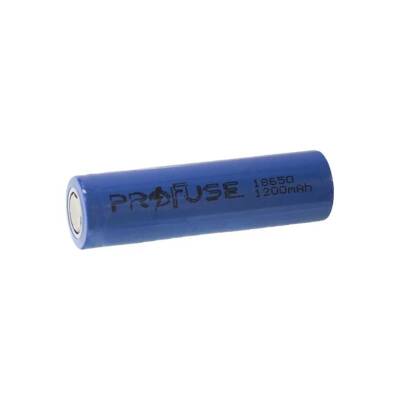 3.7V 1200mAh 18650 Li-ion Şarjlı Pil - Başsız - 1