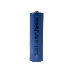 3.7V 1500mAh 18650 Li-ion Rechargeable Battery - With Head - 2