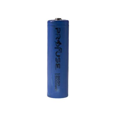 3.7V 1500mAh 18650 Li-ion Rechargeable Battery - With Head - 2