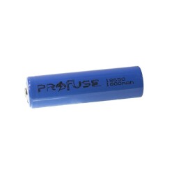 3.7V 1800mAh 18650 Li-ion Rechargeable Battery - With Head - 1