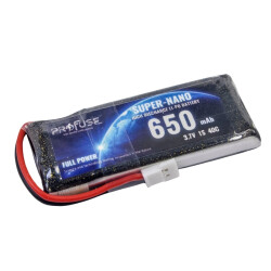 3,7V 1S 650mAh 40C Lipo Batarya - 1