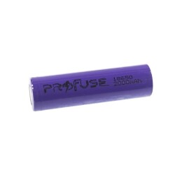 3.7V 2000mAh 18650 Li-ion Rechargeable Battery - Headless - 1