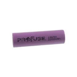 3.7V 2200mAh 18650 Li-ion Rechargeable Battery - Headless 