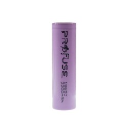 3.7V 2200mAh 18650 Li-ion Rechargeable Battery - Headless - 2