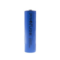 3.7V 2200mAh 18650 Li-ion Şarjlı Pil - Başlı - 2