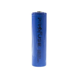 3.7V 2500mAh 18650 Li-ion Şarjlı Pil - Başlı - 2