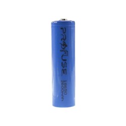 3.7V 2600mAh 18650 Li-ion Rechargeable Battery - With Head - 2