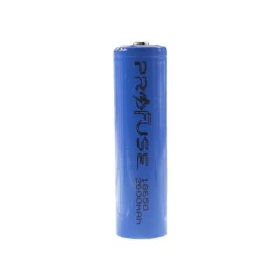 3.7V 2600mAh 18650 Li-ion Şarjlı Pil - Başlı - 2