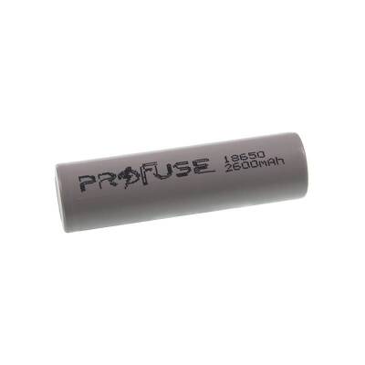 3.7V 2600mAh 18650 Li-ion Şarjlı Pil - Başsız - 1