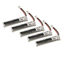 3.8V 250mAh 30/60C Lipo Battery Set 5 Pack - Drone Lipo Battery 