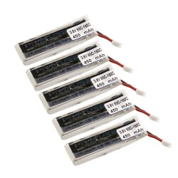 3.8V 450mAh 80/160C Lipo Battery Set 5 Pack - Drone Lipo Battery 