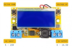 3A Adjustable Voltage Regulator with DC-DC LCD Display - 3