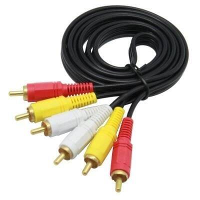 3RCA Cable 1.5m (150cm) TV Cable - 1