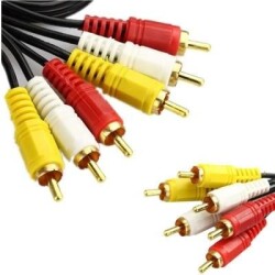 3RCA Cable 1.5m (150cm) TV Cable - 2