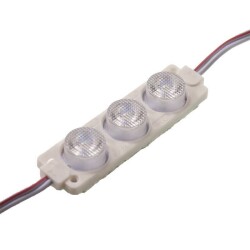 3W Mercekli Modül 3'lü Led - Beyaz 12V - 1