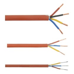 3x0.5 mm2 SIMH Silicone Cable - 1 Meter 