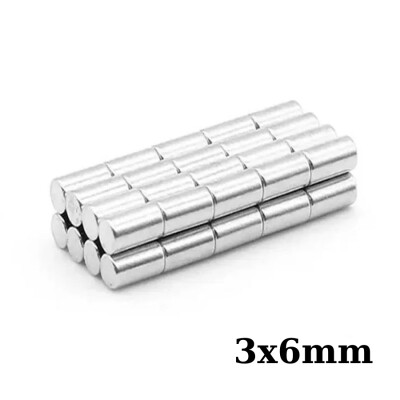 3x6mm Neodyum Güçlü Mıknatıs - Neodim Magnet - 1