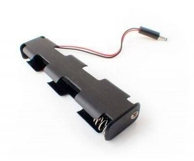 4 AA Battery Holders - Double Sided and Jack Output - 1