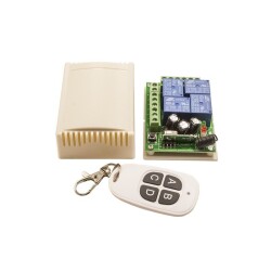 4 Channel 12V Remote Control RF Module Receiver Transmitter 