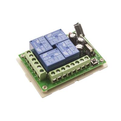 4 Channel 12V Remote Control RF Module Receiver Transmitter - 4