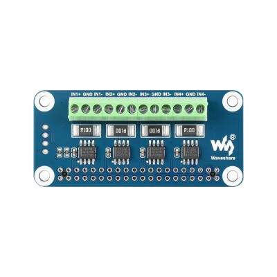 4 Channel Current/Voltage/Power Monitor Raspberry Pi HAT - 2