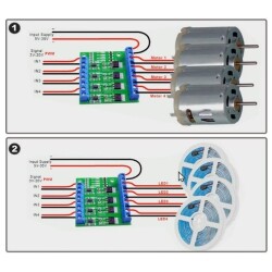 4 Channel PWM Mosfet Module - PLC Driver Module - 3