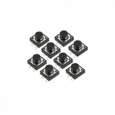 4 Pin 12X12X7mm Tactile Push Button - 1