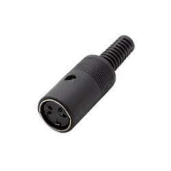 4 Pin Female DIN Connector - 1