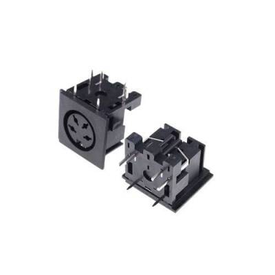 4 Pin Female DIN Connector - Panel Type - 1