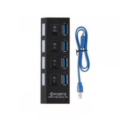 4 Port USB 3.0 Multiplexer with On Off Switch - 1