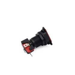 40mm 12V Üçgen Işıklı Oyun Makinesi Butonu - Kırmızı - 2