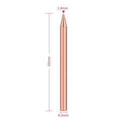 40W B Type Soldering Iron Tip - Copper - 2