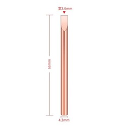 40W D Type Soldering Iron Tip - Copper - 2